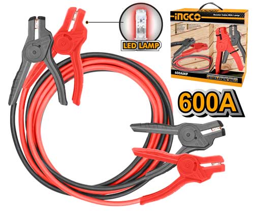 INGCO Booster cable with lamp HBTCP6008L