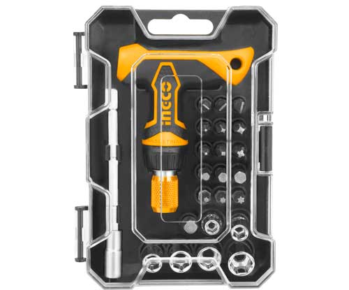 INGCO 24 Pcs t-handle wrench screwdriver set HKSDB0188