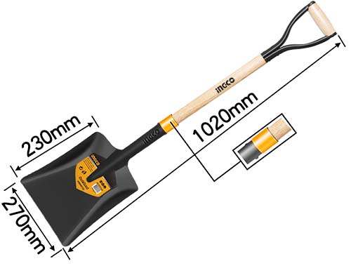INGCO Steel shovel HSSH0102