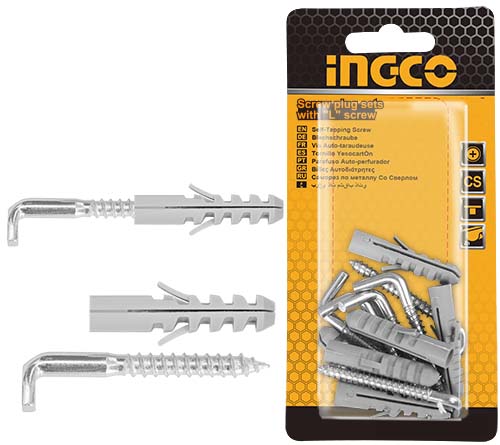 INGCO Screw plug sets with "L" screw HWSPK5032