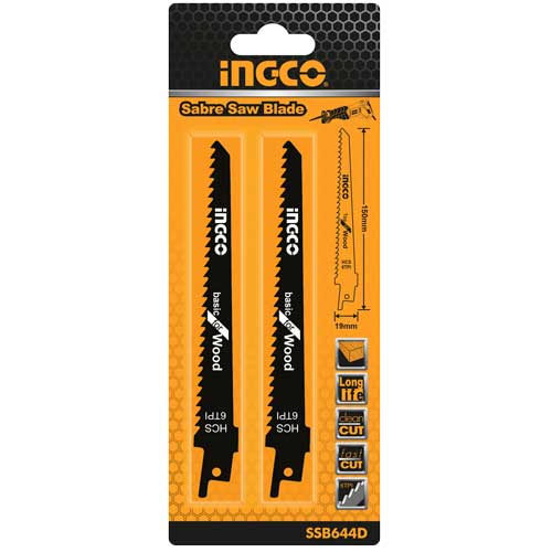 INGCO Lames De Scie Alternative Pour Le Bois SSB644D