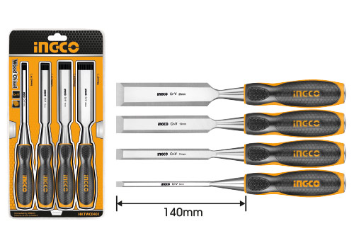 INGCO 4 Pcs wood chisel set HKTWC0401